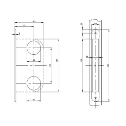 Låskasse 5316/8 reile/fallelås RST