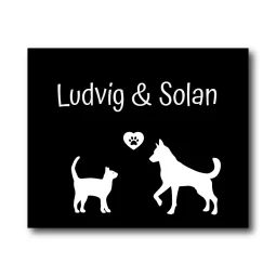 Postkasseskilt - Design selv!