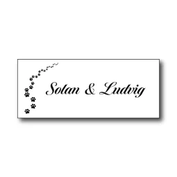 Postkasseskilt - Design selv