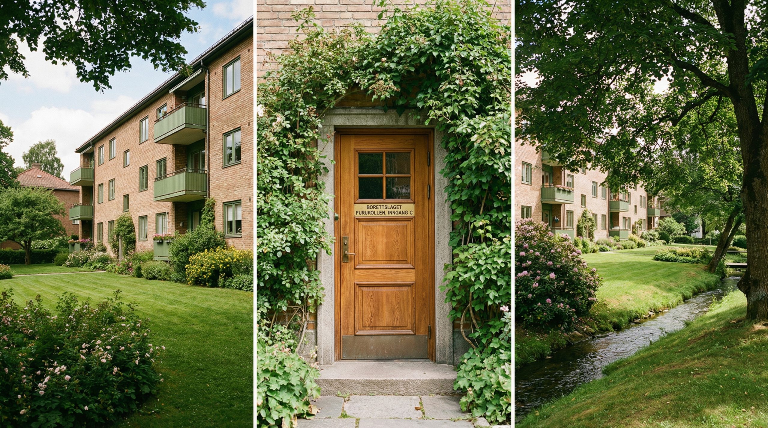 fasadebildet av borettslag