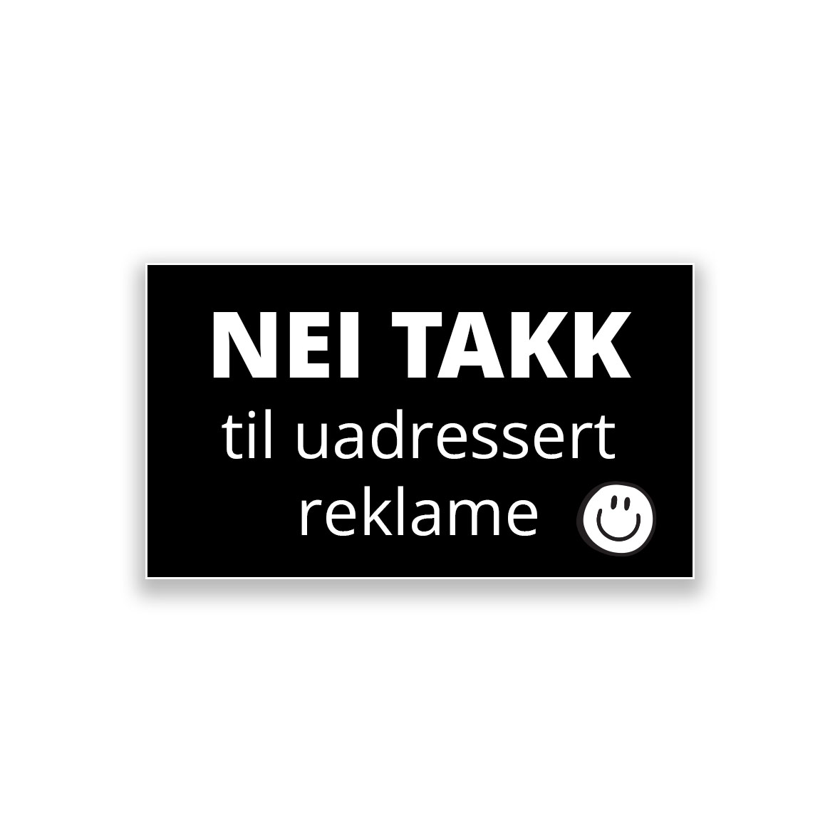 Nei takk til uadressert reklame