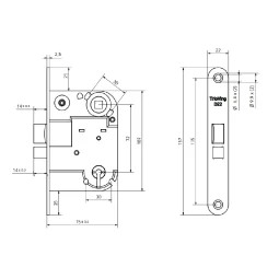 Låskasse D22 smålås