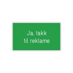 Ja, til reklame